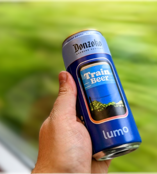 lumo train beer can