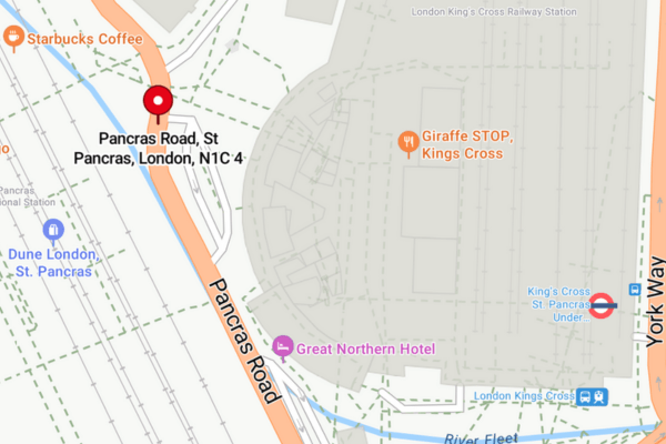 rail replacement location London King's Cross