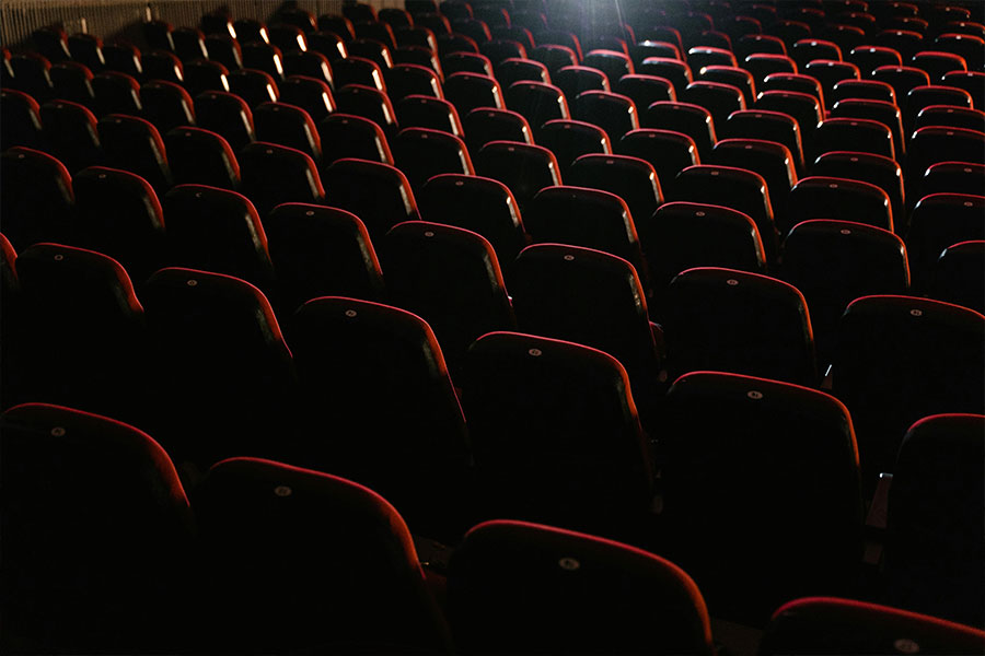 Empty theatre seats