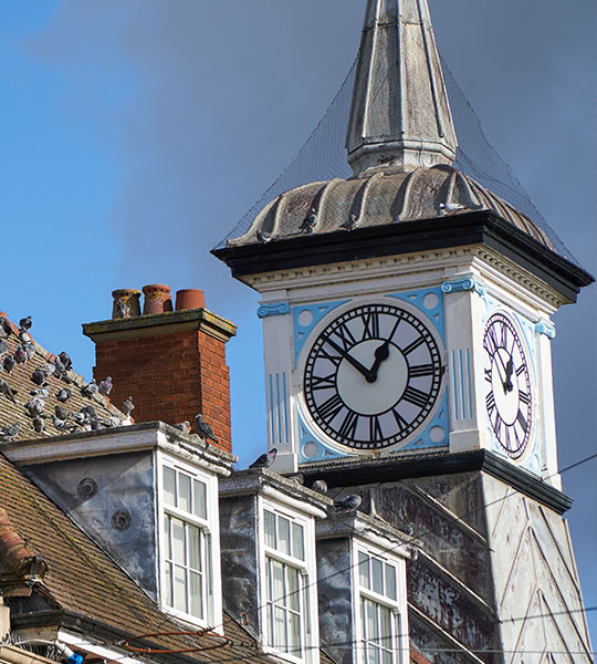 Old tower with clock