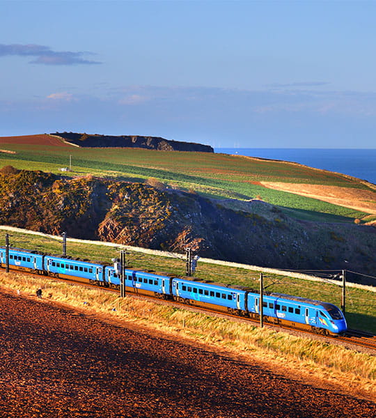 Lumo train passing through