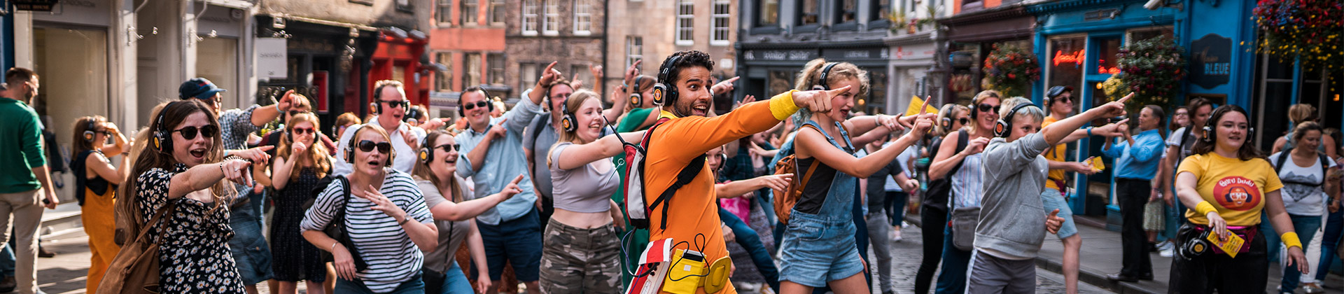 Fringe Festival street performance
