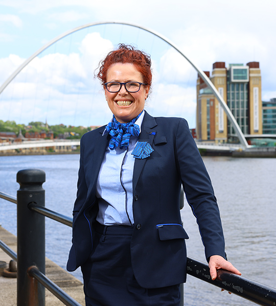Lumo staff in the Newcastle Quayside